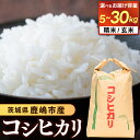 【ふるさと納税】【先行予約】お米 コシヒカリ 選べる 精米 玄米 5kg/10kg/30kg 鹿嶋市産【こしひかり 米 コメ ごはん ライス ブランド米 茨城県...