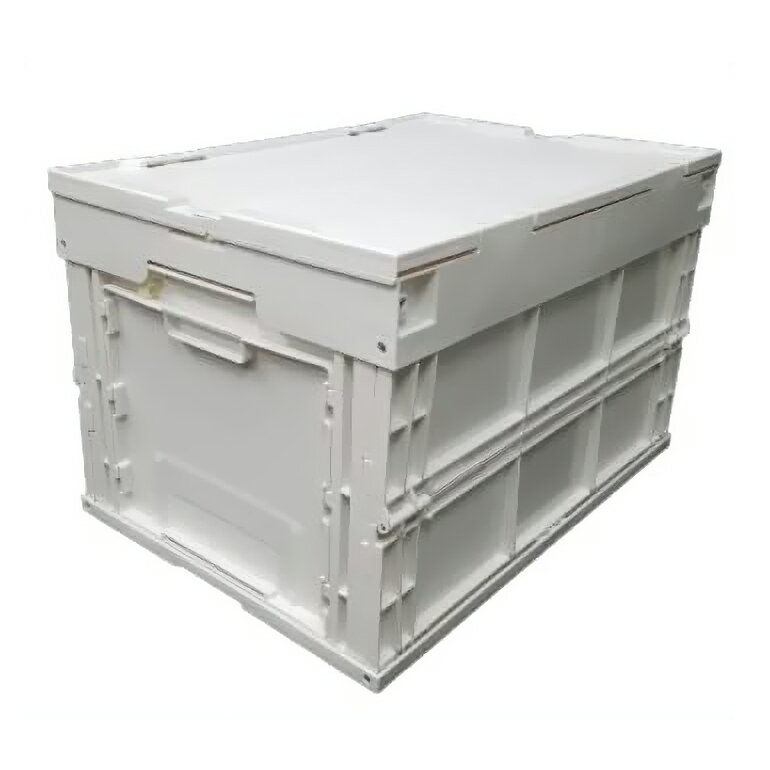 【ふるさと納税】 松本産業 折りたたみコンテナ 50L フタ付き 1面扉付き 選べる7カラー カーキ ブラック&カーキ レッドブラウン 迷彩 ホワイト サンディーベージュ ブラック キャンプ アウトドア 収納 大容量 収納ボックス グランピング 折り畳み 茨城県 潮来市 (A28-001)