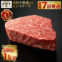 【ふるさと納税】\レビューキャンペーン/【常陸牛特選A5】ヒレステーキ250g×2~4枚 | 選べる内容量 2枚 / 3枚 / 4枚 合計500g~1kg【お肉・牛肉・ヒレ・ヒレステーキ・ステーキ】