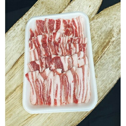 [国産豚]バラカルビ焼肉用1.2kg[お肉・豚肉・バラ・牛肉・バーベキュー・バラカルビ・焼肉用・1.2kg]