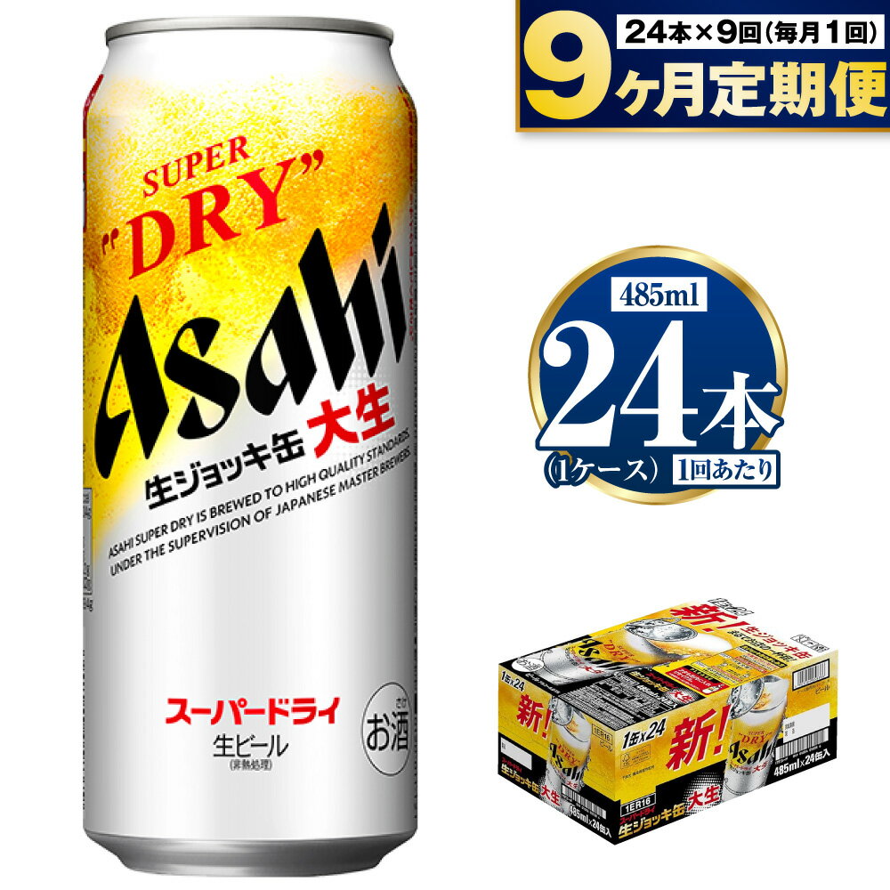 【ふるさと納税】【定期便9ヶ月】大生ジョッキ 485ml (