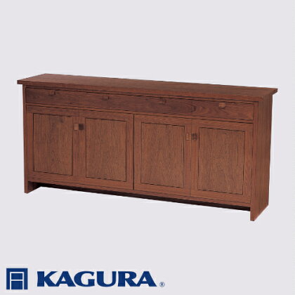 【家具蔵】サイドボードモデルノ 1890 ウォールナット材 / 家具 棚 収納 キャビネット 木材 無垢材 職人 手作業 温もり シンプル 洗練 送料無料 茨城県
