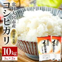 【ふるさと納税】常陸大宮産 コシヒカリ 10kg(5kg×2) 特選限定米 白米 精米 おこめ ご飯 国産米 お米ギフト ブランド米 贈答用 人気のお米 美味し...