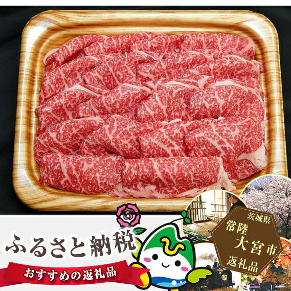 【ふるさと納税】No.091 【冷凍配送】瑞穂牛上すき焼きセット　約500g ／ 牛肉 肩ロース ミスジ すきやき ブランド牛 送料無料 茨城県