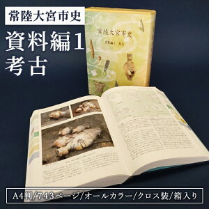 【ふるさと納税】常陸大宮市史 資料編1 考古 研究 調査 資料 歴史 日本史 オールカラー 茨城県 常陸大宮市 【常陸大宮市教育委員会事務局文化スポーツ課】【ho1500】