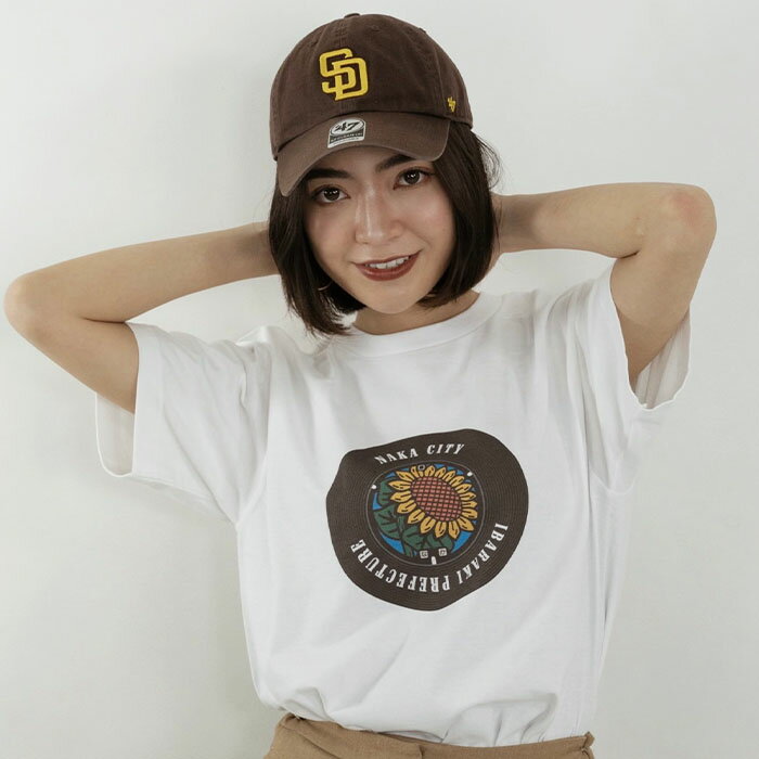 那珂市 マンホールTシャツ(白)