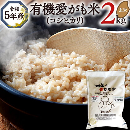 令和5年度産 愛がも米 （ 玄米 ）コシヒカリ 2kg 米 コメ こめ こしひかり