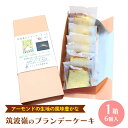 【ふるさと納税】筑波嶺 の ブランデー ケーキ 1箱(6個入) ブランデーケーキ お菓子 おかし 菓子 銘菓 焼き菓子