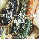 【ふるさと納税】ミルキークイーン米 ぬか床 ( タッパー 容器付き ) 米 お米 コメ こめ ミルキークイーン ぬか漬け ぬか ぬかどこ