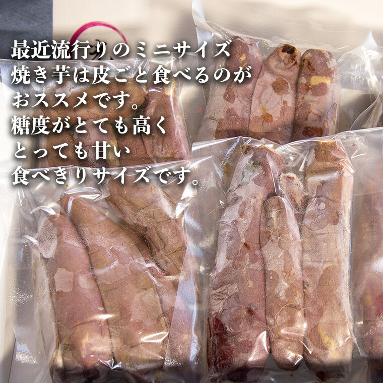 【ふるさと納税】【 熨斗 対応品 】 茨城県産 ミニ 焼き芋 6袋 入り イモ いも さつまいも サツマイモ さつま芋 スイーツ 中元 贈り物 ギフト お中元 中元 お歳暮 歳暮