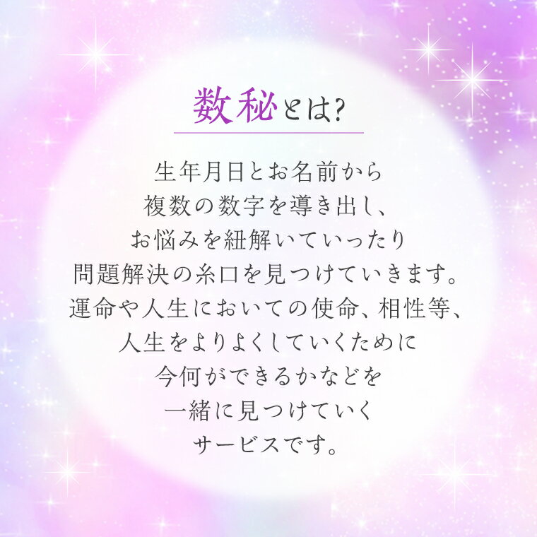 【ふるさと納税】≪ チケット ≫ 数秘 体験 30分 ペアチケット 体験 チケット