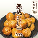 【ふるさと納税】【 吉原農場 の 完熟栗 】 熟成 プレミアム 生むき栗 ( 渋皮付き ) 1袋 500g 令和7年産 完熟 生栗 生むき栗 焼き栗 くり クリ...