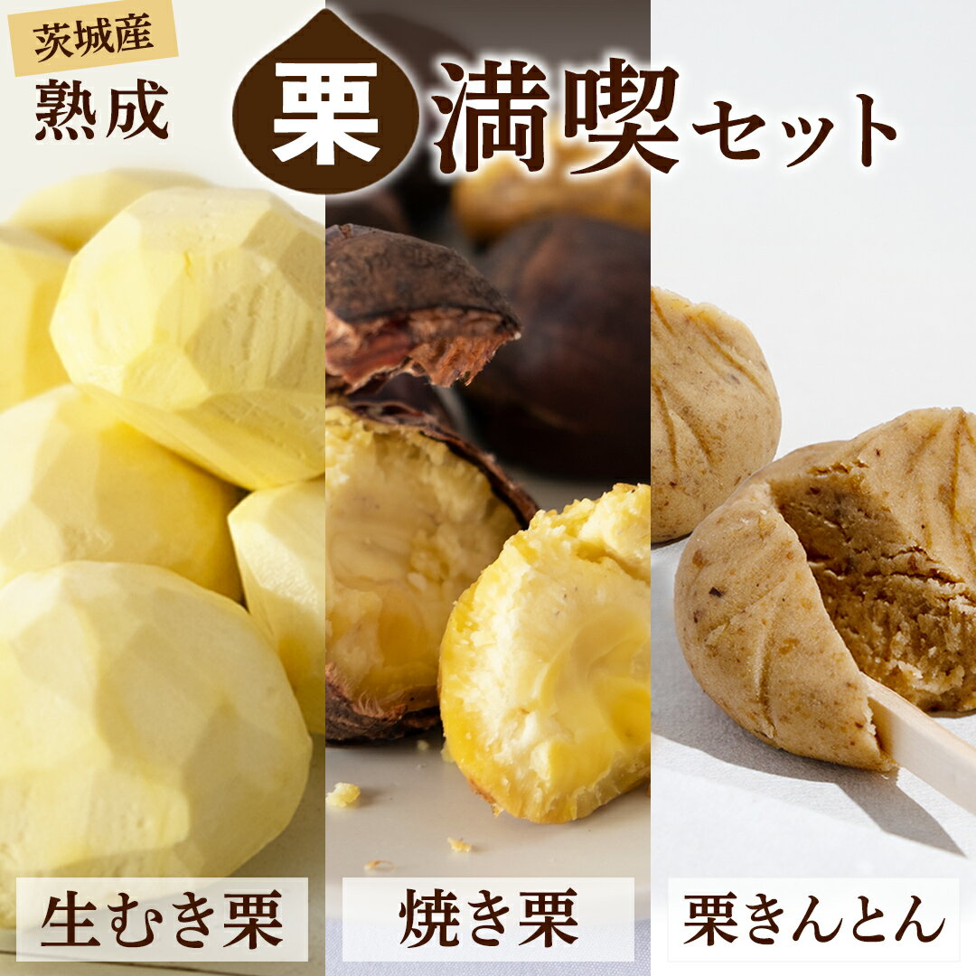 [ 吉原農場 の 完熟栗 ]熟成 栗 満喫 セット 令和7年産 栗の深雫 完熟 生むき栗 焼き栗 栗きんとん くり クリ 栗ごはん おかし お菓子 果物 フルーツ 数量限定 旬 秋 冬 正月 おせち [CX026ci]