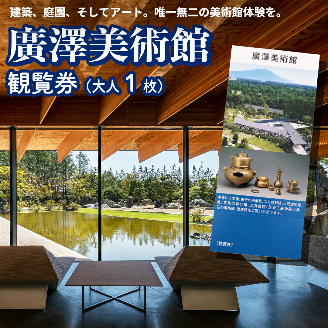 廣澤美術館 観覧券(大人1枚) 美術館 チケット レジャー お出かけ 夏休み 冬休み [DP010ci]