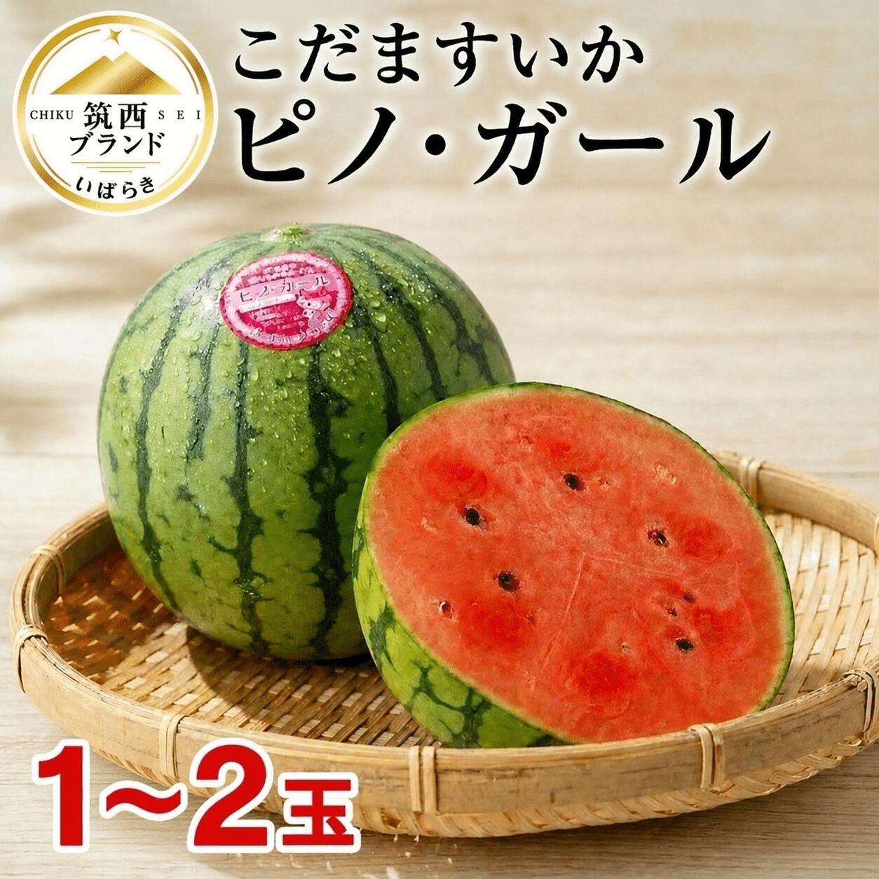 【ふるさと納税】 訳あり 小玉すいか 1玉 2玉 2027年発送 通常 訳アリ わけあり 選べる こだますいか ピノ・ガール 選べる 2027産 先行予約 こだまスイカ 小玉スイカ 西瓜 スイカ デザート 果物 くだもの 夏 ジューシー 旬 お取り寄せ グルメ 産地直送 茨城県 筑西市 関東