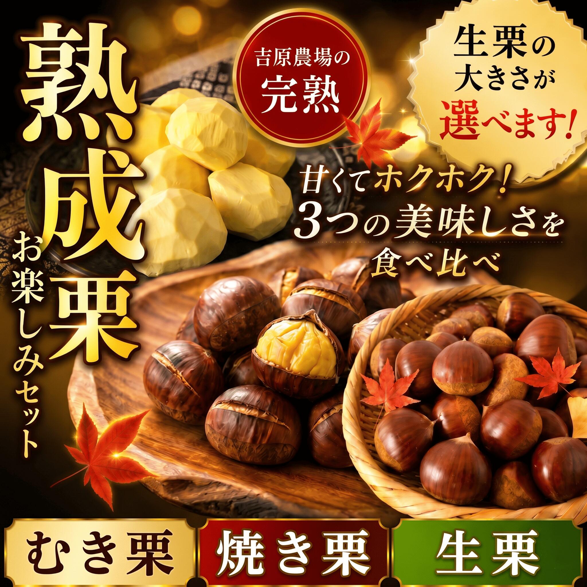 【ふるさと納税】 先行受付 栗 生栗 生むき栗 焼き栗 セット 選べる大きさ 令和8年産 完熟 栗 くり クリ 栗ごはん 栗スイーツ 2026年度産 国産 生ぐり なまぐり 秋の味覚 料理 和菓子 炊き込みご飯 ごはん 栗きんとん 数量限定 贈答 ギフト 旬 秋 冬 正月 おせち