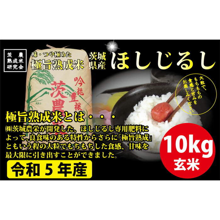 【ふるさと納税】No.002 ほしじるし 玄米 10kg ／