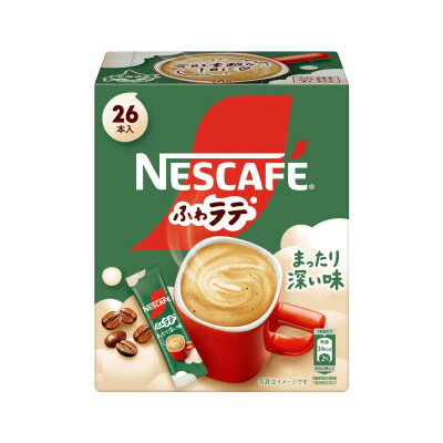 ネスカフェ エクセラ ふわラテ まったり深い味 26P×12箱(合計312杯)[配送不可地域:離島・沖縄県]