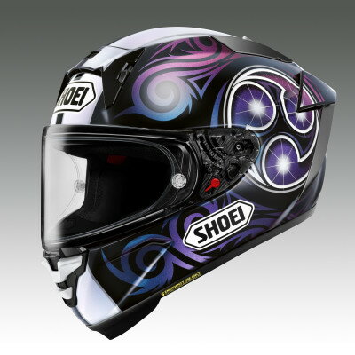 SHOEI「X-Fifteen KAGAYAMA(BLACK/WHITE)」L PFSチケット付[配送不可地域:離島・沖縄県]