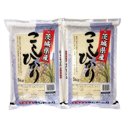 【ふるさと納税】【毎月定期便】茨城県稲敷市産コシヒカリ10kg(5kg×2)全3回【配送不可地域：離島・沖縄県】【4012107】