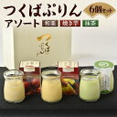 【ふるさと納税】つくばぷりんアソート(6個セット)【配送不可地域:離島】【1423961】