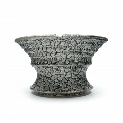 【ふるさと納税】狂鉢 Babel -Black crack-(135-160mm)【1634019】