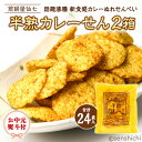 【ふるさと納税】< お中元熨斗付き >半熟カレーせん 2箱(12袋入×2) カレーせんべい ぬれせんべい 煎餅 煎餅屋仙七 御中元 夏ギフト ギフト