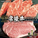 【ふるさと納税】《常陸牛》サーロインステーキ 250g×2枚&希少部位 イチボステーキ500g (茨城県共通返礼品) 国産牛 黒毛和牛 和牛お肉 サーロイン ステーキ A4ランク A5ランク ブランド牛 国産黒毛和牛