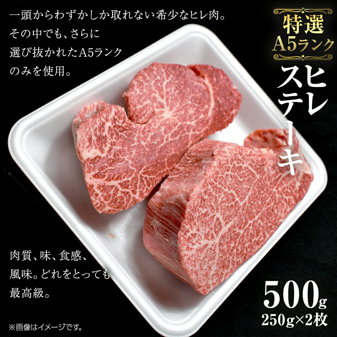 【ふるさと納税】 《 選べる 内容量》【 常陸牛 特選 A5 】 ヒレ ステーキ ( 1kg / 750g / 500g )（茨城県共通返礼品） 茨城県産 牛ヒレ肉 牛肉 ヒレ 牛ヒレ ステーキ 常陸牛 藤井商店
