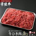 【ふるさと納税】常陸牛 牛ひき肉 1kg ( 250g × 4パック / 500g × 2パック )(茨城県共通返礼品) 国産黒毛和牛 黒毛和牛 国産 国産牛 和牛 牛肉 お肉 お肉 肉 牛 専門店 ひたち牛 ブランド牛 A4 A5 ランク ひき肉 挽肉 ブランド 冷凍 煮込み ハンバーグ メンチカツ 藤井商店