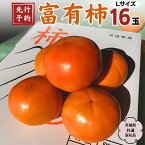 【ふるさと納税】《 2024年 先行予約 》 富有柿 L 16玉 (茨城県共通返礼品 石岡市) 2024年10月下旬発送開始 果物 くだもの フルーツ 柿 かき