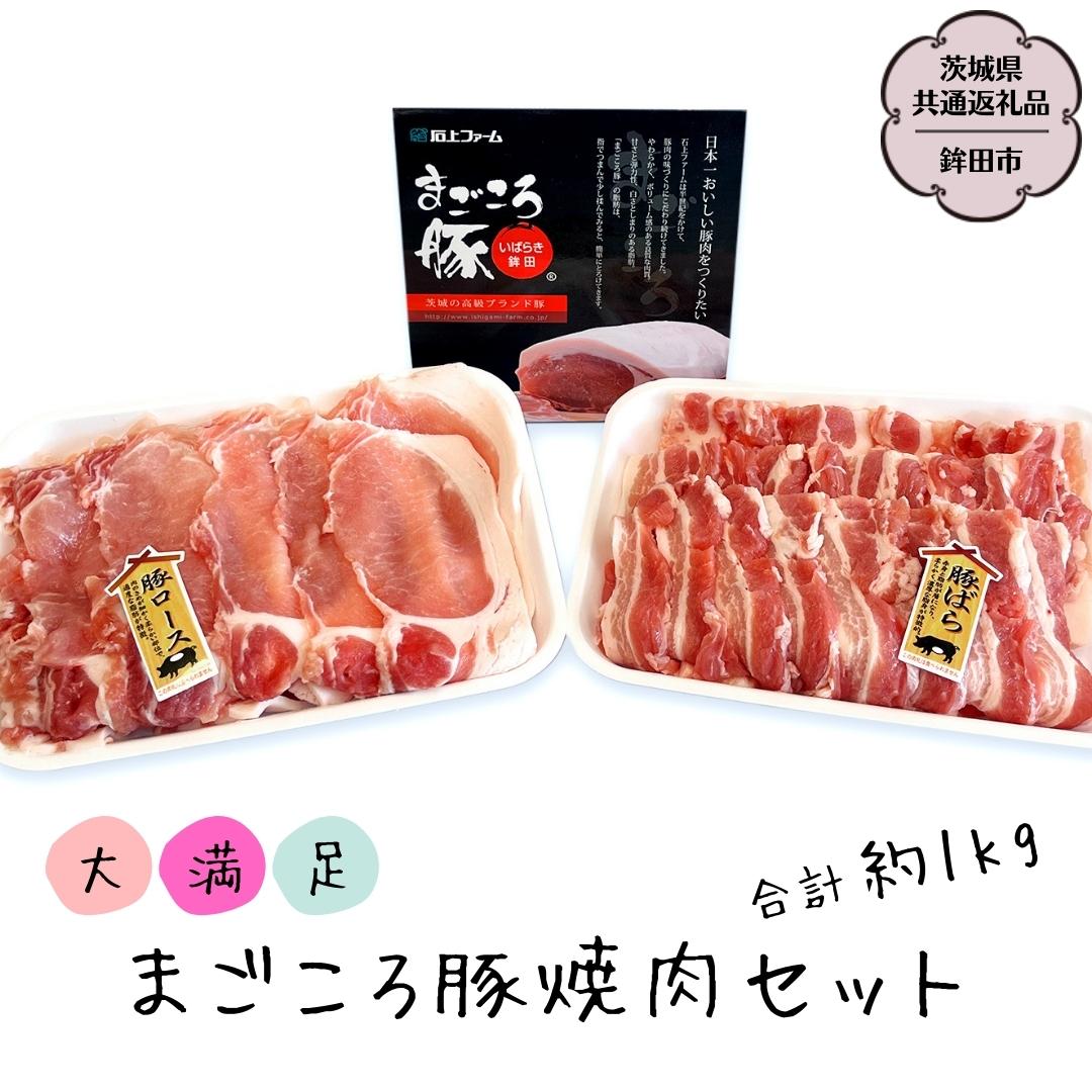 【ふるさと納税】まごころ豚 焼肉セット バラ 500g ロー