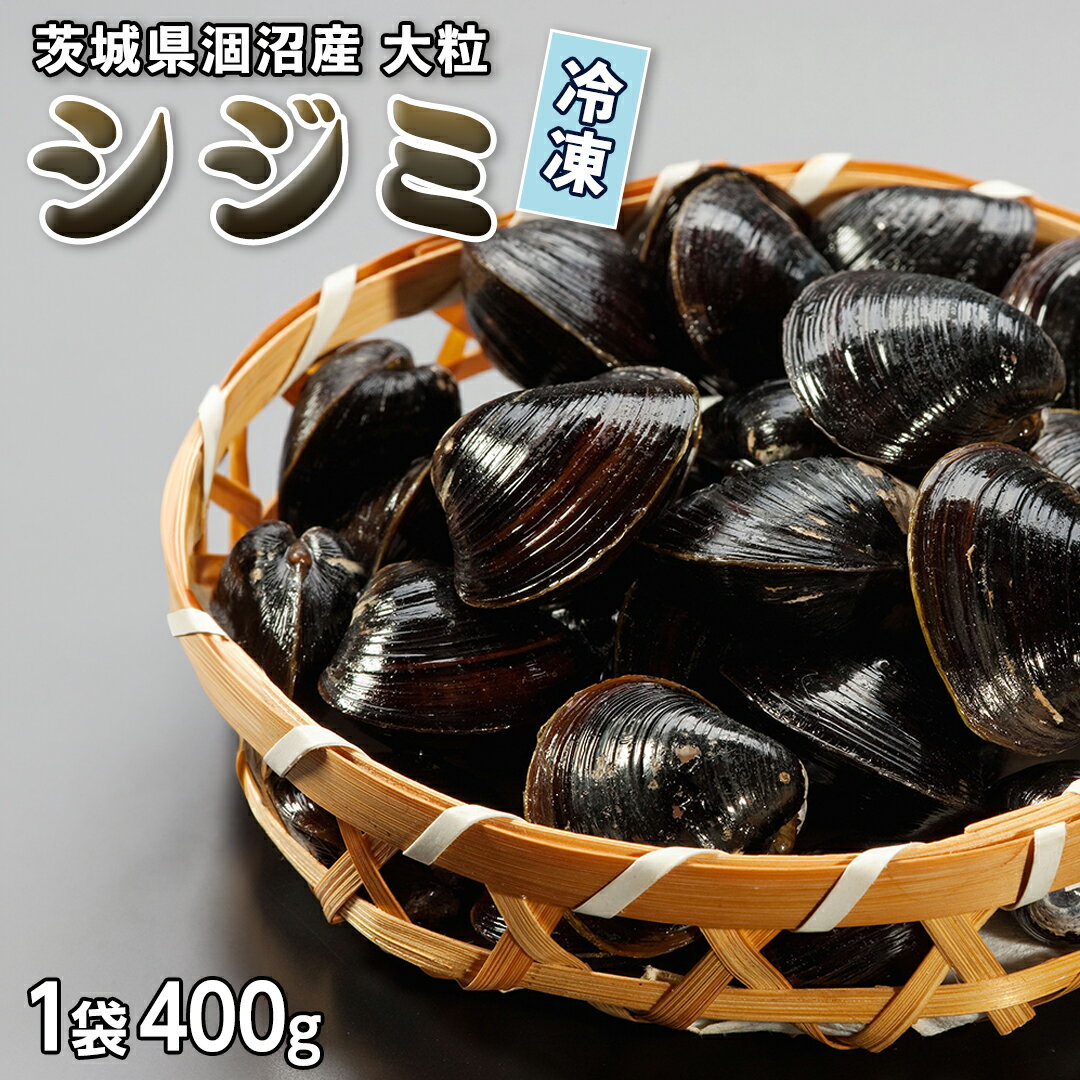 茨城県 涸沼産 大粒 冷凍 シジミ 4〜8袋 ( 1袋 400g ) ヤマトシジミ しじみ 大粒 冷凍 味噌汁 スープ 魚貝類 貝 オルニチン コハク酸 小分け