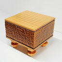 【ふるさと納税】SS-40 【将棋盤】本榧 漆金箔盤 70号(370mm×333mm×207mm) 足付き 漆 金箔 かや うるし 木製 将棋 茨城県 神栖市 ...