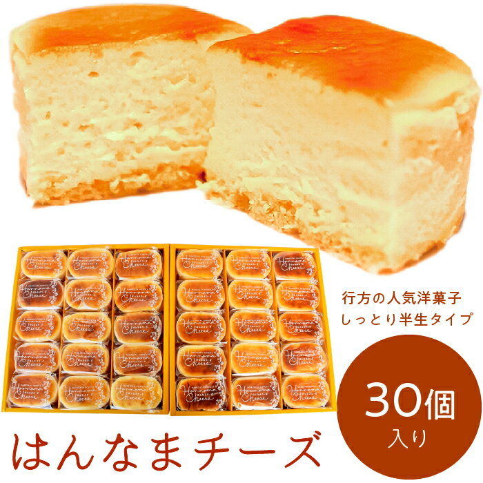 【ふるさと納税】はんなまチーズ（30個入り）(H-19-1)