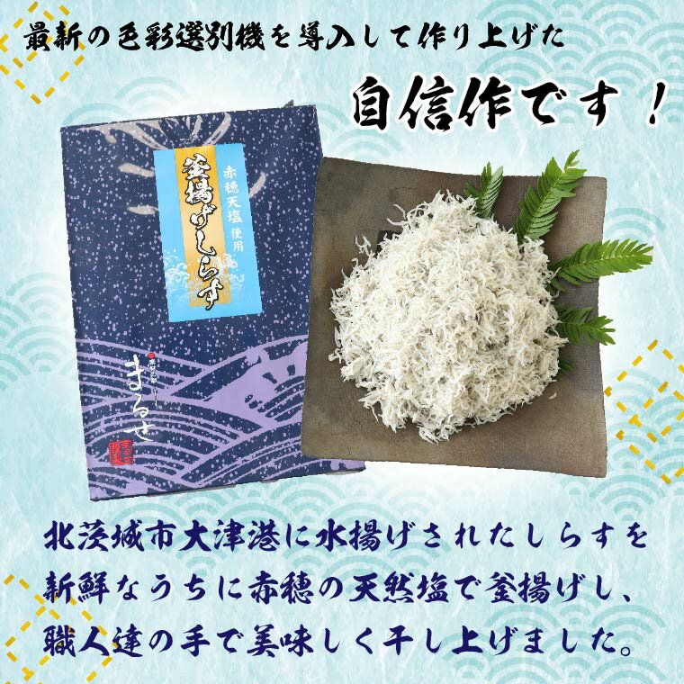 【ふるさと納税】【茨城県共通返礼品／北茨城市】大津港水揚げの釜揚げしらす1kg(DS-7)