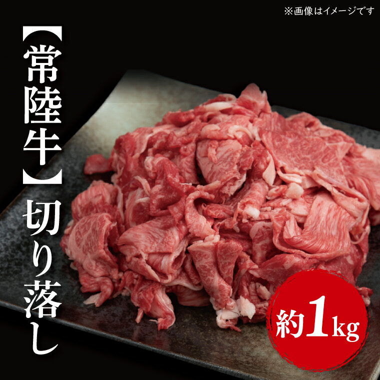 【常陸牛】切り落し 約1kg（500g×2パック）｜FL-3