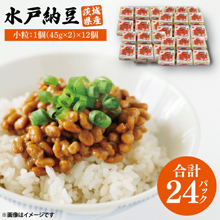 【ふるさと納税】水戸納豆 小粒 12個(1箱6個入り×2)|納豆 水戸納豆 小粒 小粒納豆 茨城県 行方市(BD-2)