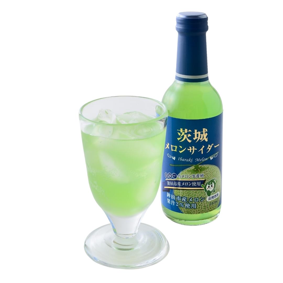 【ふるさと納税】日本一のメロン生産地・鉾田市産「茨城メロンサイダー」《240ml×20本》