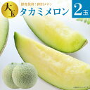 【ふるさと納税】メロン 生産量日本一 めろん 大玉 タカミメロン 緑肉 2玉 5kg以上 ギフト 鉾田 果物 人気 おすすめ 贈答 茨城 お返し 先行予約 スイ...