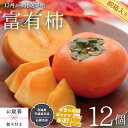 【ふるさと納税】【 お歳暮 熨斗付 】【 桐箱入り 】富有柿 12個 【令和6年12月から発送開始】（県内共通返礼品：石岡市産）柿 富有柿 果物 フルーツ 季節 旬