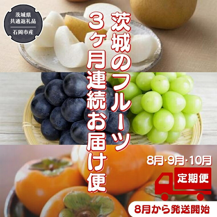 【ふるさと納税】【 定期便 】 茨城のフルーツ 3ヶ月