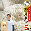 【ふるさと納税】【ふっくら なめらか 良くのびる】<令和6年産> 満月もち精米5kg 三百年続く農家の有機特別栽培 満月もち 農創 国産 茨城県産 おいしい 新...