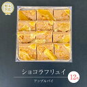 【ふるさと納税】ショコラフリュイ アップルパイ 12枚 チョコレート チョコ スイーツ デザート 高級 ギフト 贈り物 お礼 プレゼント 手土産 お菓子