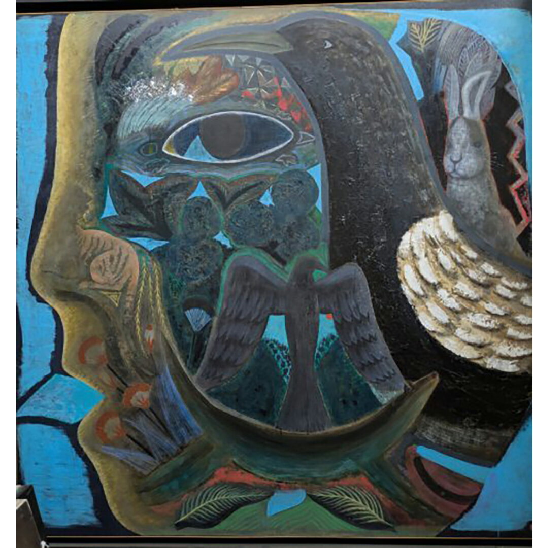 【ふるさと納税】 【 限定 1点 】地の唄 絵画 絵 アート アトリエ 飛動庵