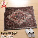 【ふるさと納税】 【限定1品】 トライバルラグ ビンテージ 1990年代 手織り ペルシャ絨毯 部族じゅうたん/オールド アンティーク ウール 玄関マットサイズ 97×77cm 骨董 ラグ(FS-22158) エントランスマット リビング ダイニング 寝室 書斎 和室 床暖房