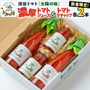 【ふるさと納税】【 数量限定】【先行予約 】 -太陽の味- トマトジュース・トマトケチャップ各2本セット トマト フルーツトマト ミニトマト 茨城 リコピン ビ...