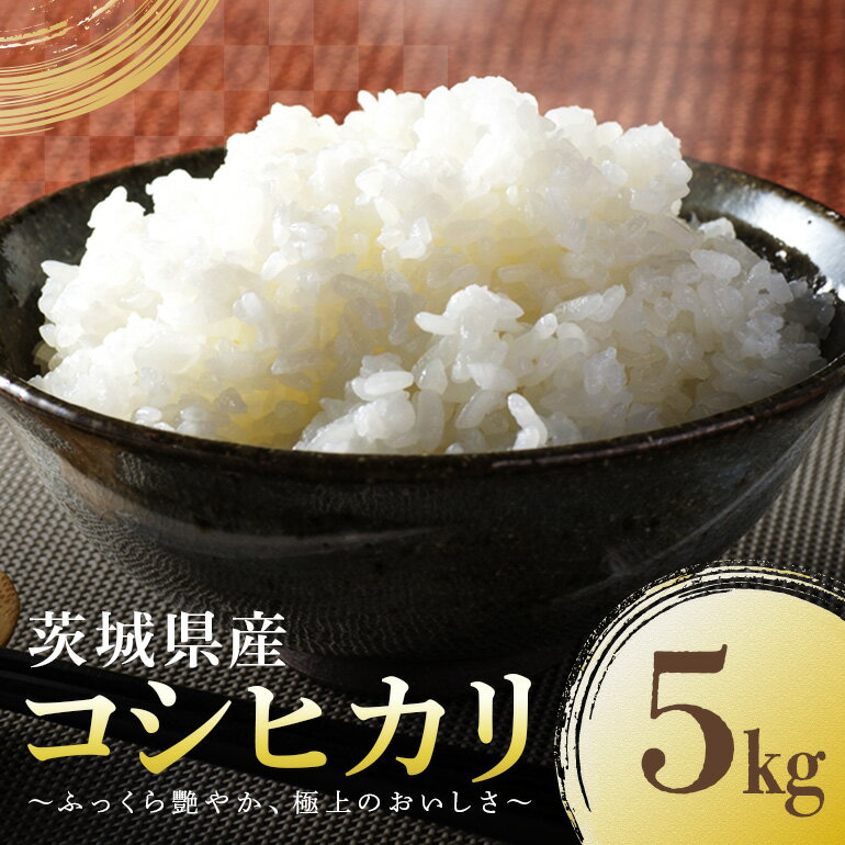 38位! 口コミ数「0件」評価「0」 コシヒカリ こしひかり 5kg 米 白米 茨城県産 お弁当 おにぎり 産直 産地直送 新米 精米 47-A