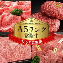 【ふるさと納税】 【1年定期便】 常陸牛 年間定期便(茨城県共通返礼品) すき焼き すき焼 しゃぶしゃぶ ハンバーグ サーロインステーキ ローストビーフ 焼き肉...
