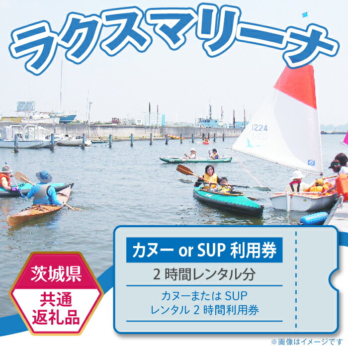 【ふるさと納税】62-2【茨城県共通返礼品/土浦市】カヌーまたはSUPレンタル2時間利用券